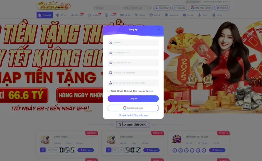 hướng dẫn rút tiền nhanh trong 5p